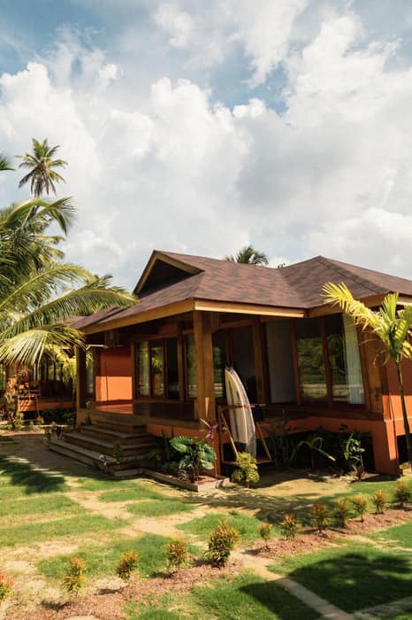 Kali Villas from the garden