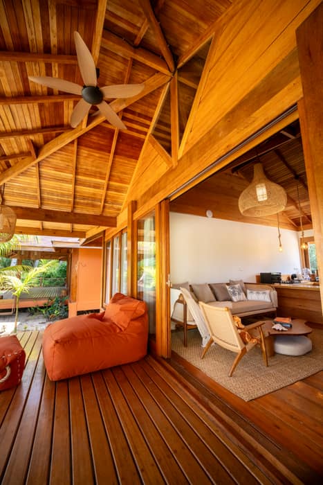 The living area