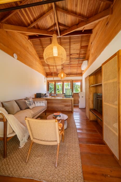 The living area
