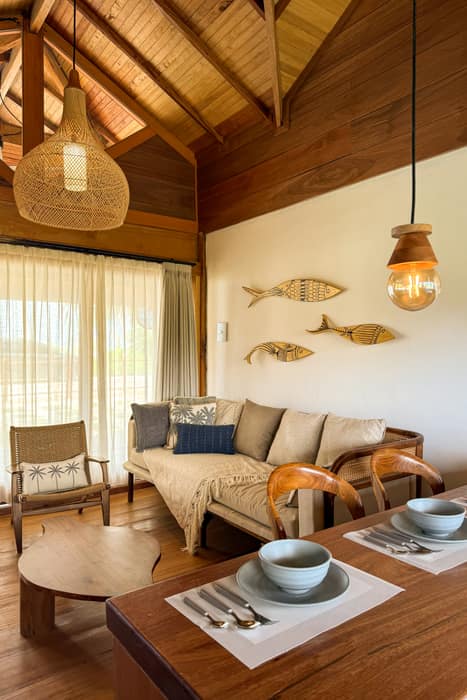 The living area