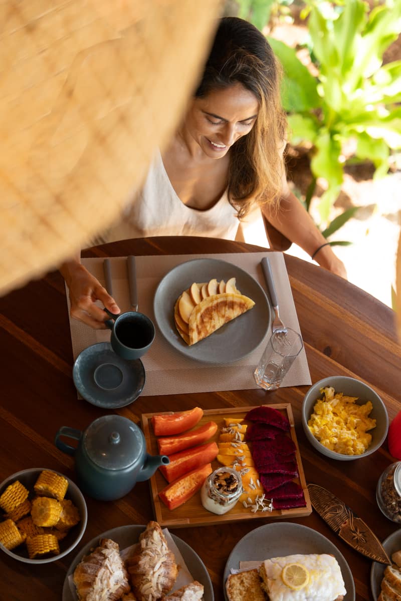 Breakfast on the deck