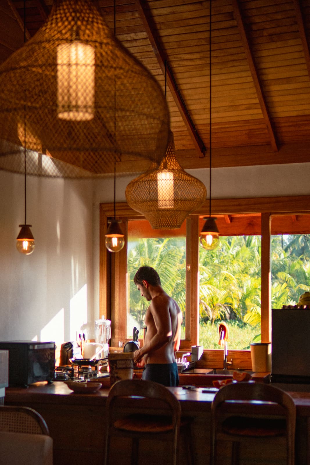 The living area